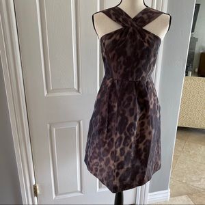 Banana Republic Leopard print Dress Size 4P NWT